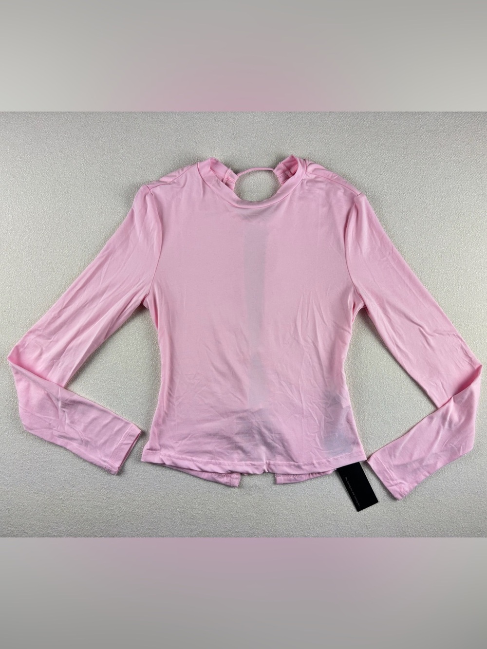 S Deer Pink Long Sleeve Top